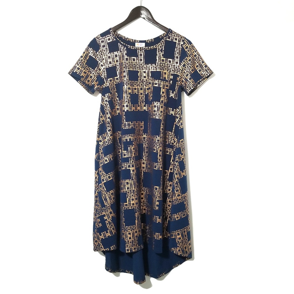 Lularoe NWOT Carly Elegant Collection Metallic
